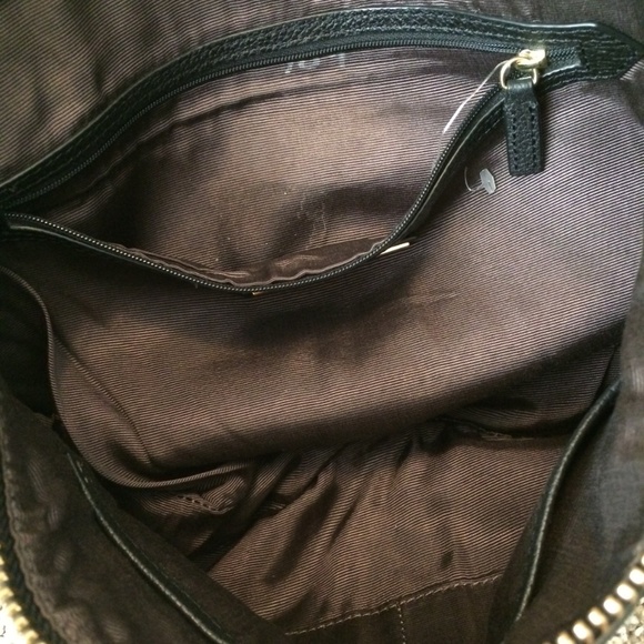 Elizabeth & James black leather clutch - Picture 3 of 6